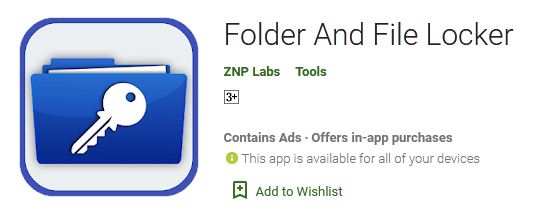 Folder and File Locker