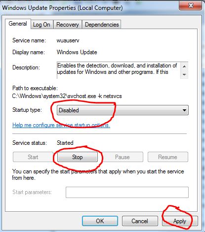 Windows update service