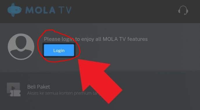 Login Mola TV